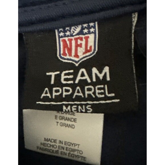 Seattle Seahawks Combine Training NFL Team Apparel Mens BLUE Hoodie Sz XL NEW - Picture 5 of 10